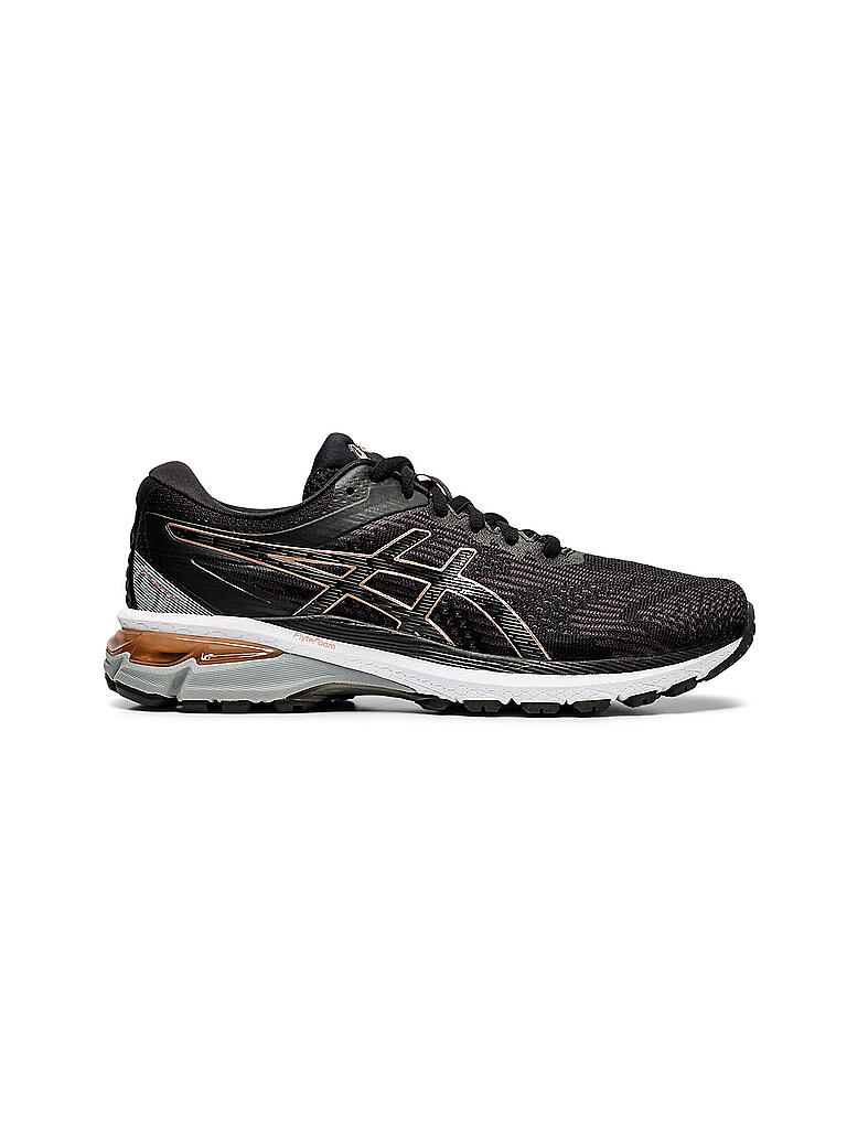 ASICS Damen Laufschuhe GT 2000 8 Narrow BLACK ROSE GOLD schwarz